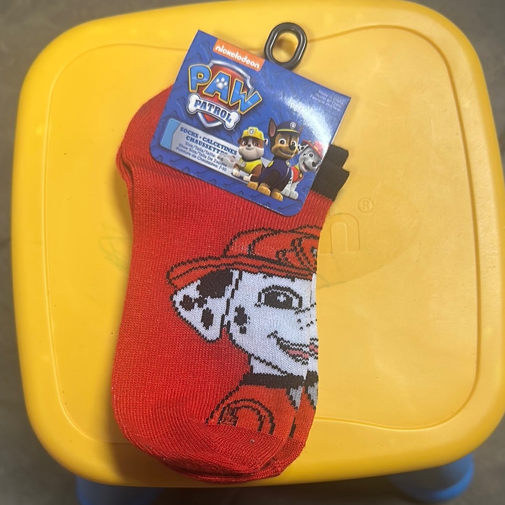 Nickelodeon Paw Patrol Red and Blue Socks